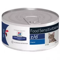 Hill's Prescription Diet Feline z/d, консервы диета для кошек при аллергии, 156 гр.(арт.-5661)