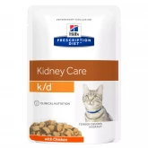 Hill's Prescription Diet Feline k/d Kidney Care, консервы диета для кошек, 82гр.(арт.-603879)