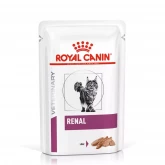 Royal Canin Renal Feline Loaf, влажная диета,паучи для кошек, при почечной недостаточности, паштет (85 г.)(1уп*12шт)(5902)