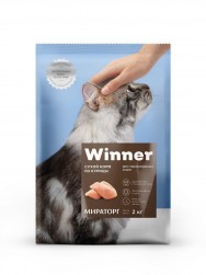 WINNER, корм сухой для стерилизованных кошек, с курицей, 400г (арт.-5255)