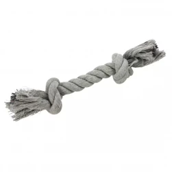 Игрушка "JOLLYPAW" для собак в виде веревки с двумя узлами, хлопковая, 20см (арт.-7725201)