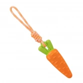 Игрушка "TRIXIE" для собак "Морковка" на веревке со звуком, 20см/39см (арт.-34708)