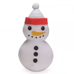 Игрушка "Рождественский снеговик" для собак из плюша, 23,5 см (арт.-2400100)