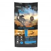 Корм сухой холистик "Ambrosia GRAIN FREE" для стерилизованных кошек форель и кролик, 1,5кг (арт.-2941)