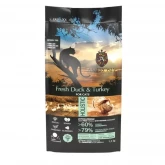 Корм сухой холистик "Ambrosia GRAIN FREE" для стерилизованных кошек свежие утка и индейка, 1,5кг (арт.-2972)