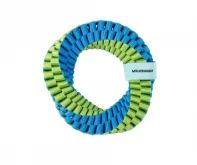 Игрушка Mr.Kranch "Плетеное кольцо-спираль" для собак, д.-12 см, зеленая (арт.-2175)