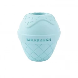 Игрушка Mr.Kranch "Мороженое" для собак, 8*9 см, голубая с ароматом курицы (арт.-1932)
