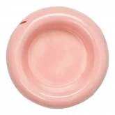 Миска Mr.Kranch Bamboo керамическая, розовая, на бамбуковой подставке, 250мл (арт.-3738)