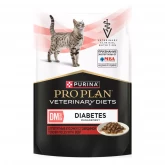 Pro Plan Veterinary Diets DM Diabetes, влажная диета для кошек при диабете 85 гр., с говядиной (арт. 4430)