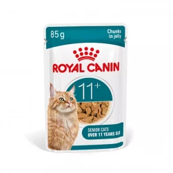 Royal Canin Ageing +11, паучи для кошек старше 11 лет, кусочки в желе, 85 гр (0040)