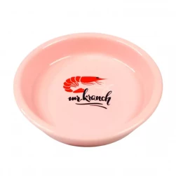Миска Mr.Kranch "Креветочка" керамическая для кошек 200 мл, розовая (арт.-4490)