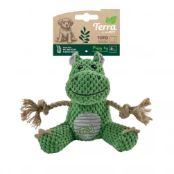 Игрушка M-PETS для щенков "TERRA TOTO" Бегемот, 17 см (арт.-4749)