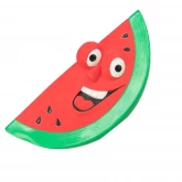 Игрушка "TRIXIE" для собак "Арбуз" из латекса с пищалкой, 15,5см (арт.-36209)