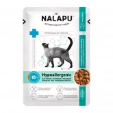 NALAPU® корм влажный "НАЛАПУ" Hypoallergenic" для взрослых кошек склонных к пищевой аллергии или непереносимости, 77г