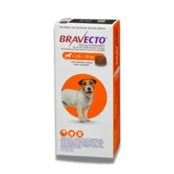 Бравекто "Bravecto" 250 мг, таблетка от блох и клещей для собак массой >4,5-10 кг (цена за 1 табл.)