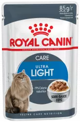 Royal Canin Ultra Light, паучи для кошек, для профилактики лишнего веса, в соусе (85 г.)