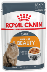 Royal Canin Intense Beauty in Jelly, паучи для кошек, для поддержания красоты шерсти, в желе (85 г.)