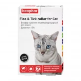 Ошейник инсектоакарицидный для кошек (черный) Beaphar