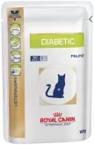 Royal Canin Diabetic Feline, влажная диета, паучи для кошек, при сахарном диабете, в соусе, 85 гр