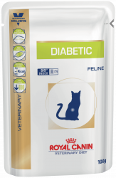 Royal Canin Diabetic Feline, влажная диета, паучи для кошек, при сахарном диабете, в соусе (85 г.)