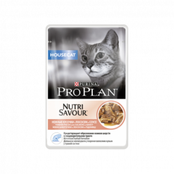 Pro Plan Nutri Savour Housecat, влажный корм для домашних кошек, с индейкой в желе, 85 гр.(арт.-9711)