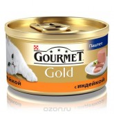 Gourmet Gold для кошек, паштет с индейкой (85 г.) (арт.-0992)