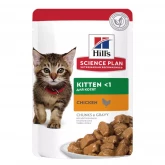 Hill's Science Plan Kitten Chicken, паучи для котят, с курицей, 85гр (арт-2112 и арт.- 604034)