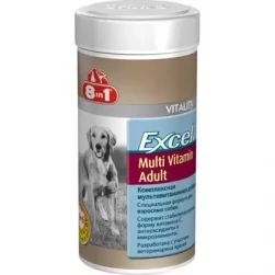 8 в 1 Эксель Мультивитамины "Excel Multi Vitamin Adult" для взрослых собак, уп.-70 таб.(цена за 1 таб.) (арт.-8665)
