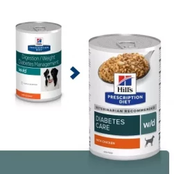 Hill's Prescription Diet Canine w/d, консервы диета для собак, 370гр (арт-8017)