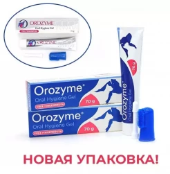 Орозим "Orozyme" гель для эффективного ухода за полостью рта питомцев, 70гр.