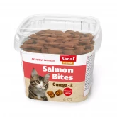 Sanal Salmon Bites (Санал подушечки с лососем) лакомство для кошек, 75 гр (арт. 1575)